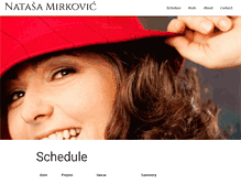 Tablet Screenshot of natasa-mirkovic.com